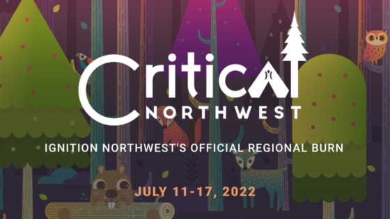 Critical Northwest 2022 event flyer with dates and description