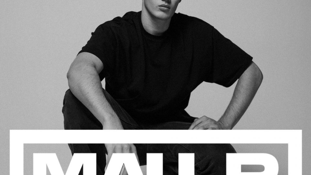 Mau P Advertisement for Q Nightclub 3/16/23, black and white full body shot of Mau P.