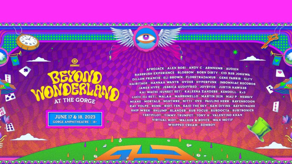 Beyond Wonderland at the drops sick lineup for 2023 edition
