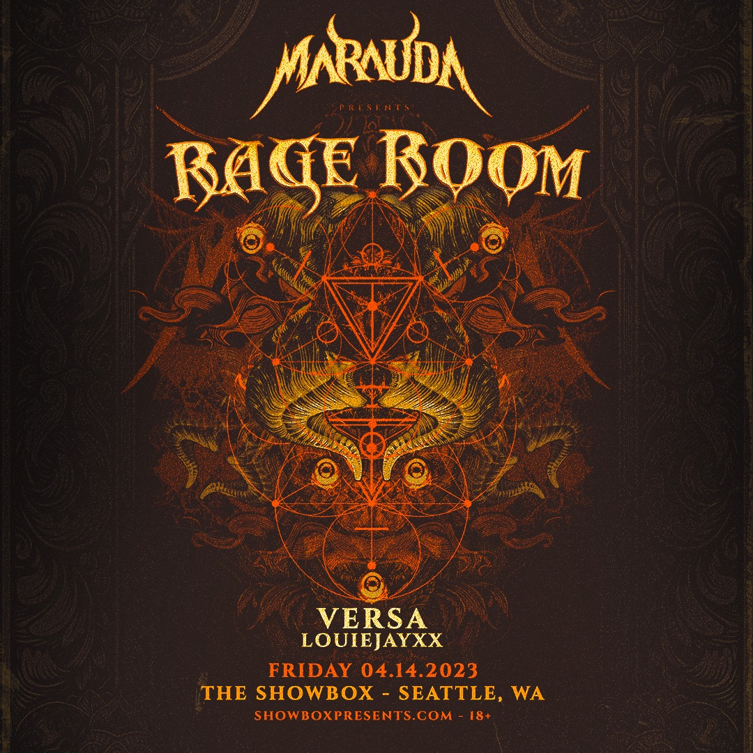 Marauda Rage Room Show announcement for The Showbox in Seattle