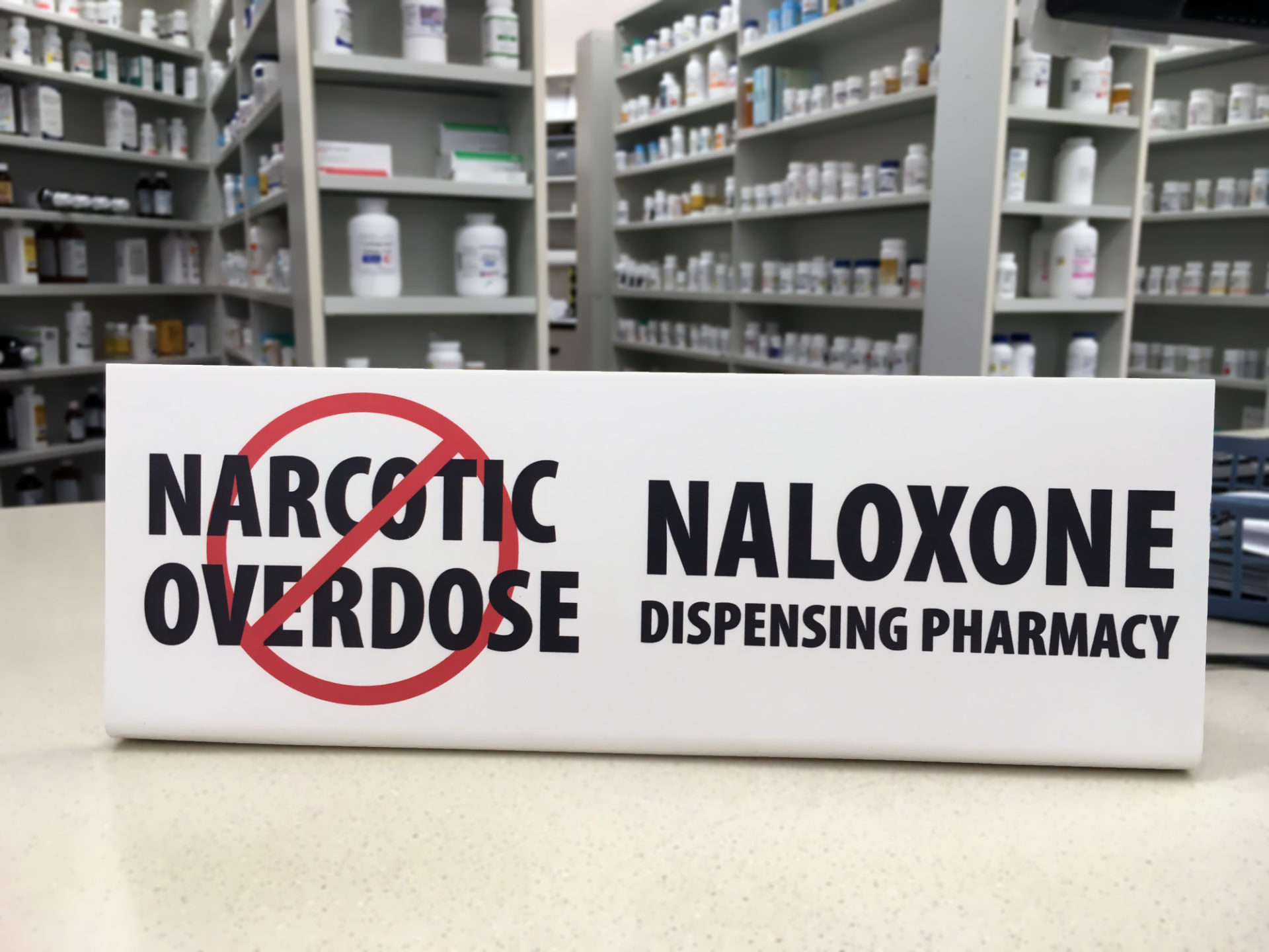 Naloxone dispensing pharmacy