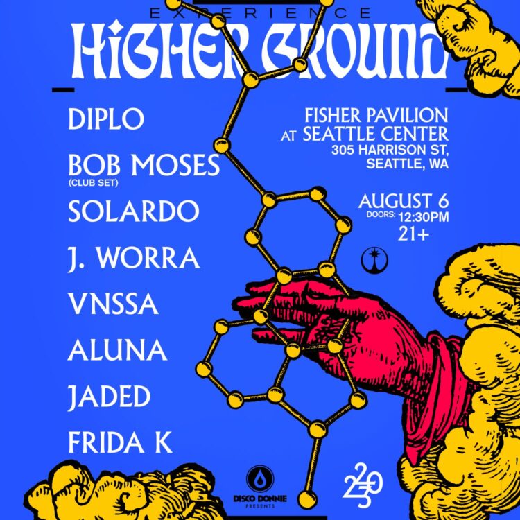 Higher Ground lineup featuring Diplo, Bob Moses and more.