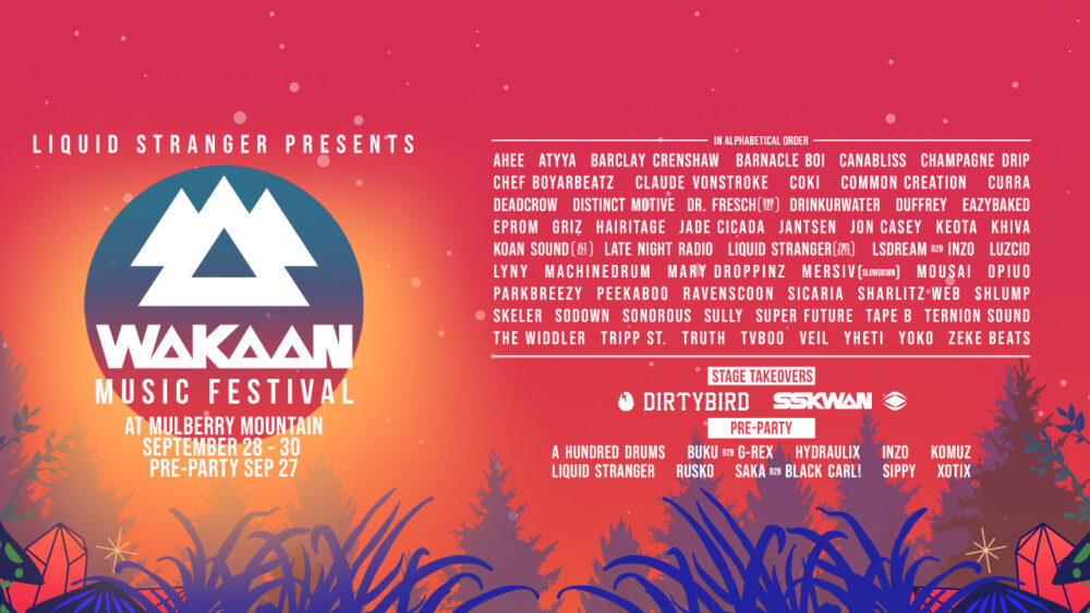 Wakaan Festival 2023 Lineup poster