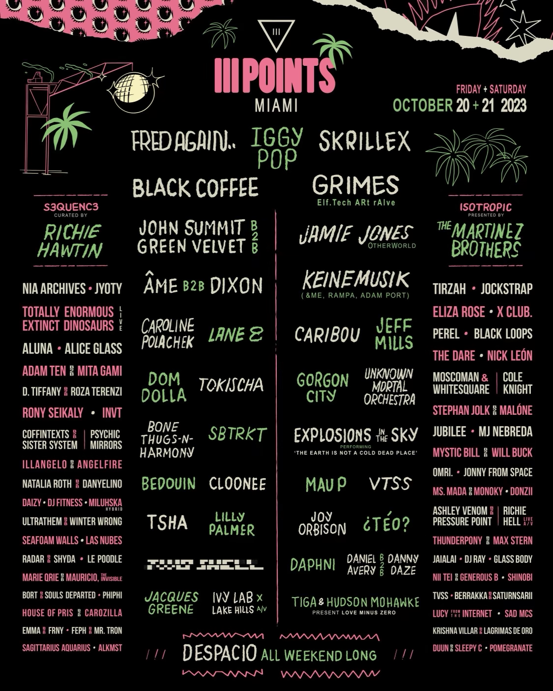III points music festival lineup