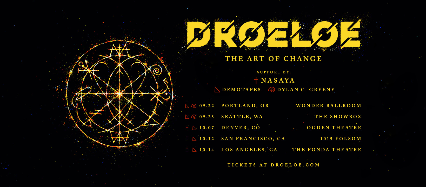 Droeloe tour poster