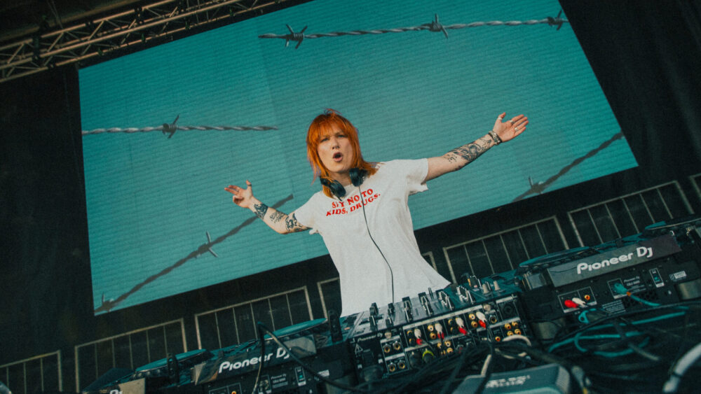 Godlands performs at monstercat Compound
