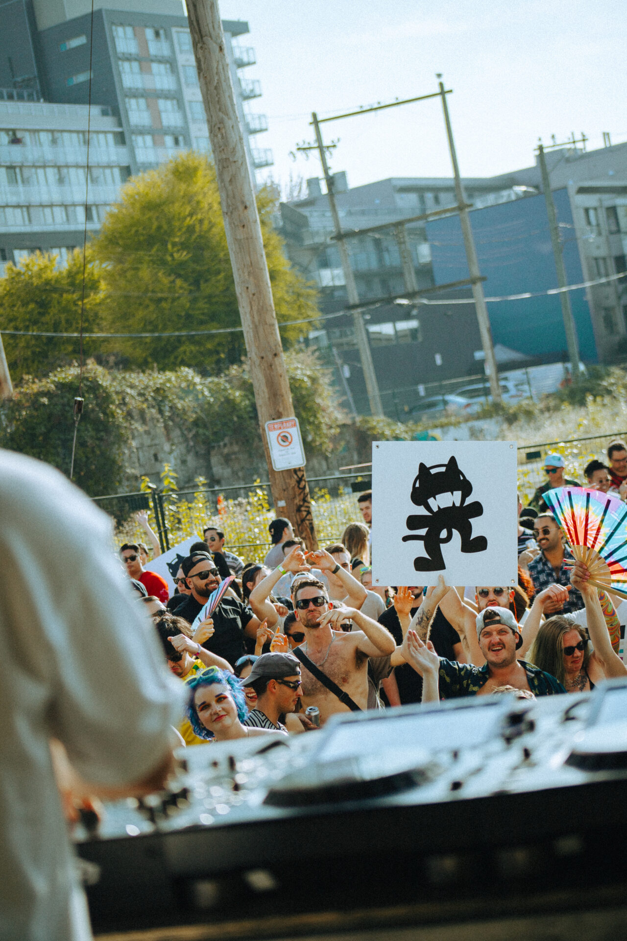 Crowd at monstercat compound show 