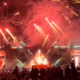 Fireworks during the finale at main stage Lost Lands 2023