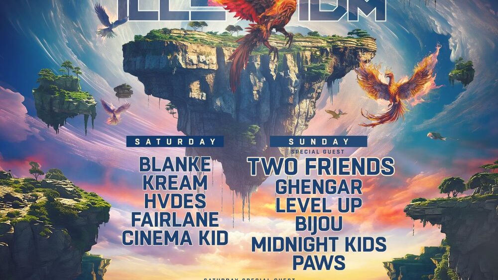 Poster for Illenium at The gorge in George Washington with direct support from Kaskade and Two Friends