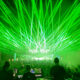 Lasers at Contact Music Festival