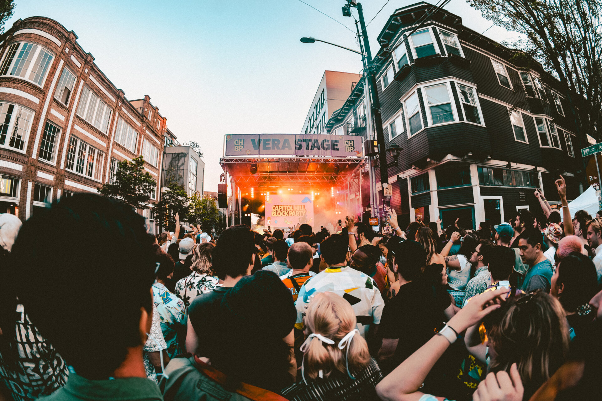 Vera stage at capitol hill block party