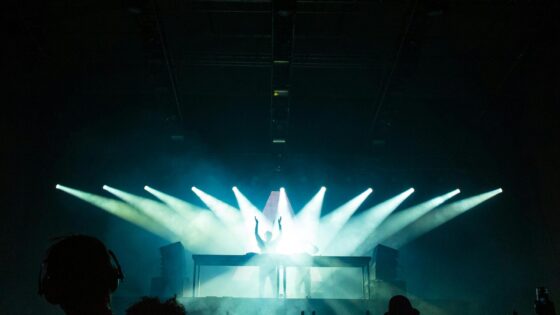 dj decks with back lights