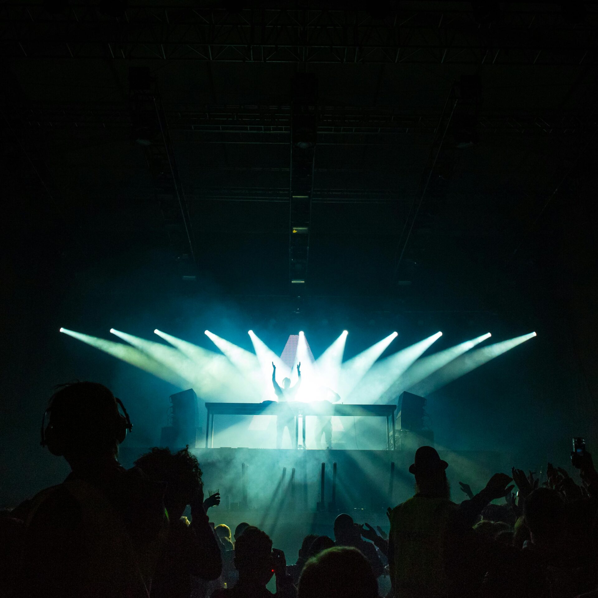 dj decks with back lights