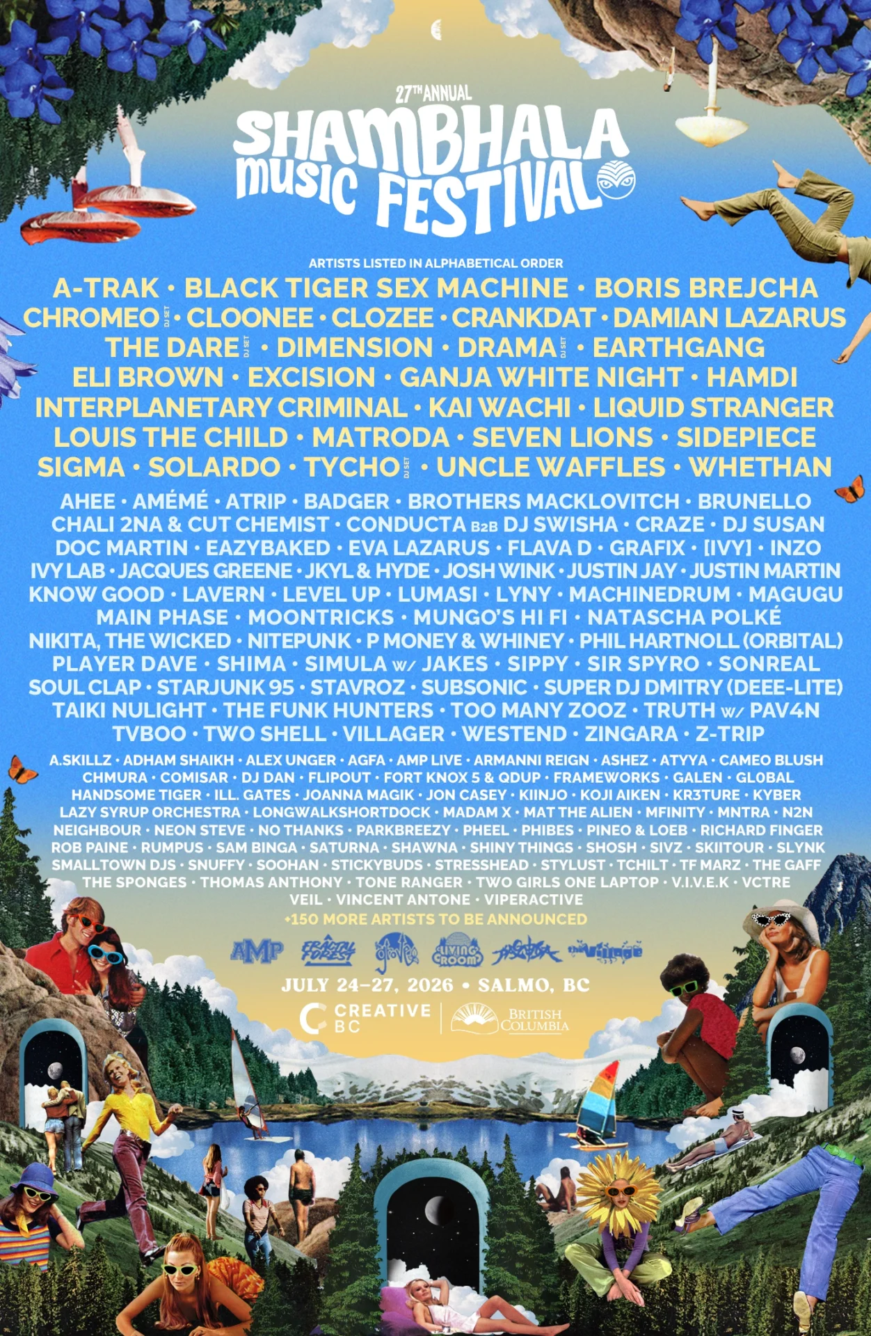 Shambhala 2026 phase one lineup