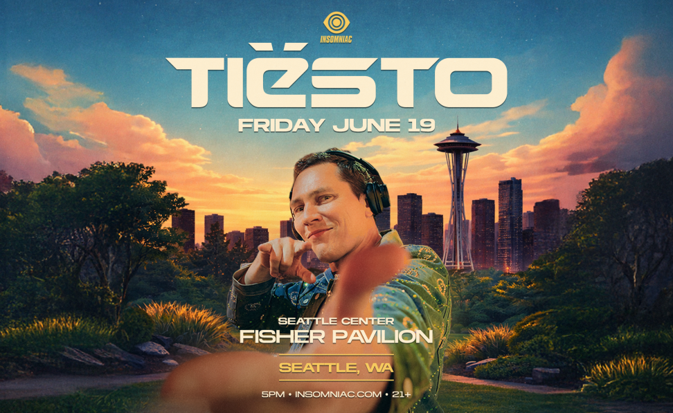 Tiesto event poster