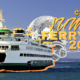 Washington State Ferry on the water, with text announcing C89.5 Summer Fery Tour 2026
