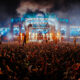 Night shot of the main stage at Beyond PNW 2026 with Wooli playing