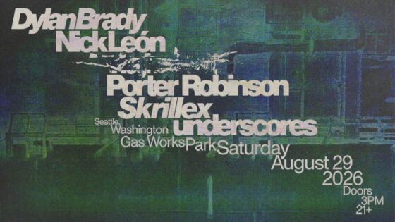 Skrillex Gas Works Park Show lineup announcement