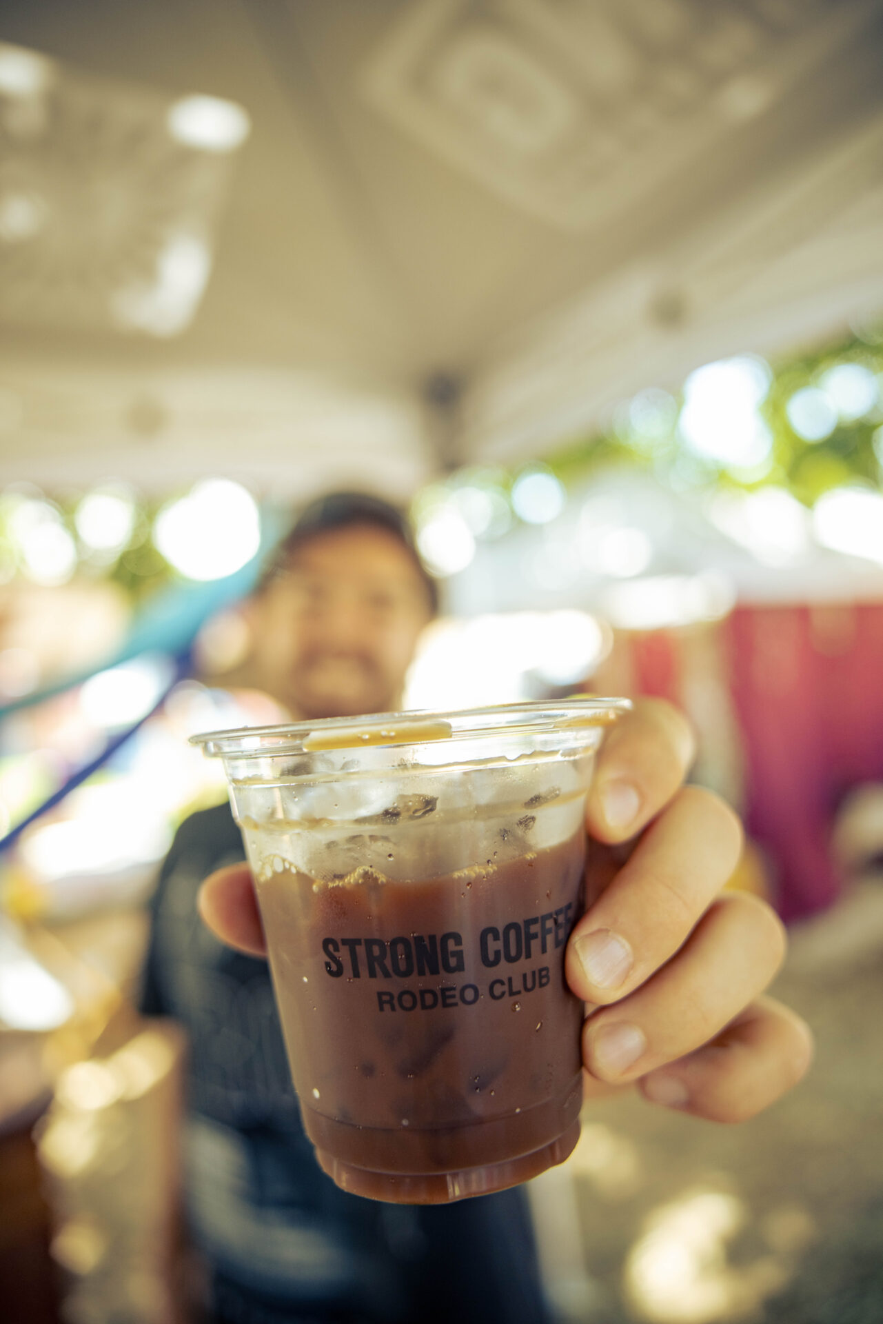 coffee vendor at SSBD
