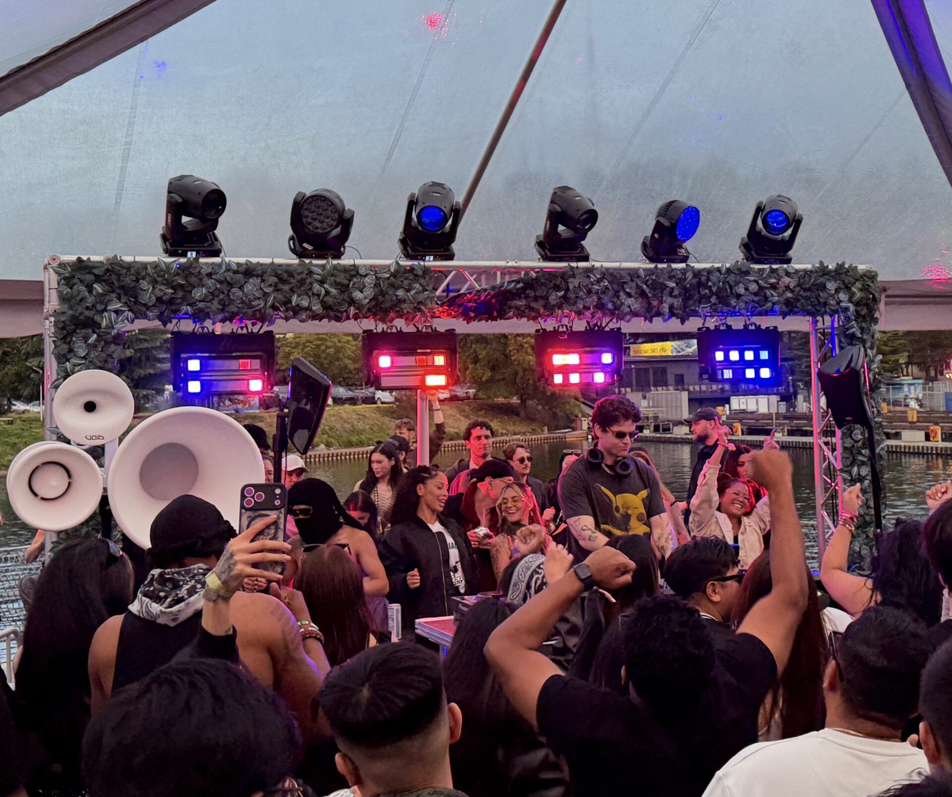 Soundwavs at the park onboard the Hiyu